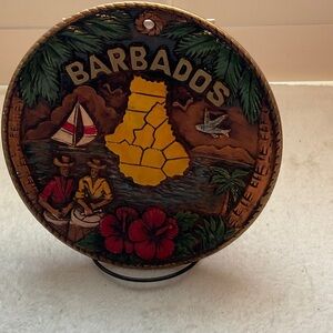 Barbados Themed Decorative Wall Plaque